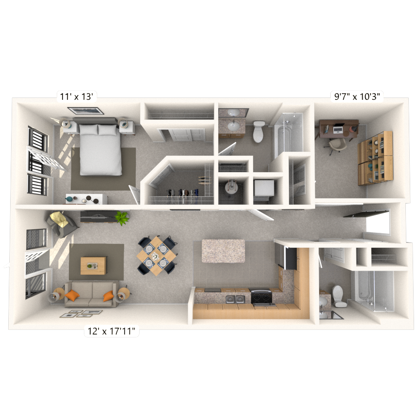 Traditional 1X2 893-1022 SF