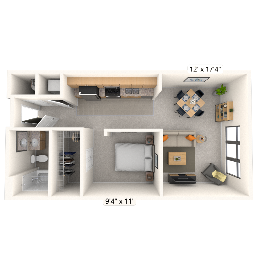 Studio 0x1 634-665 SF