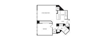 Traditional 1x1 771-854 SF