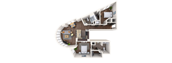 Traditional 2x2 965-1080 SF