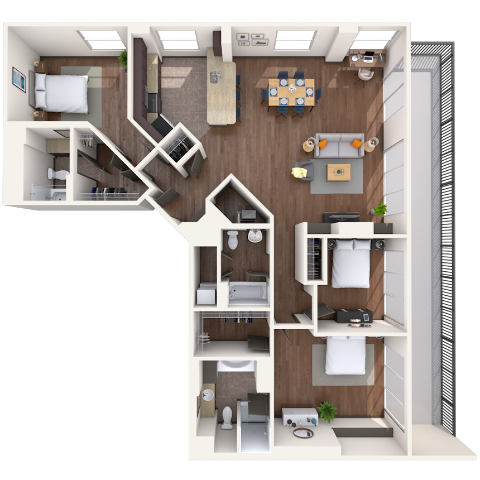 1499 Massachusetts Avenue, NW Studio-3 Beds Apartment for Rent - Photo Gallery 25