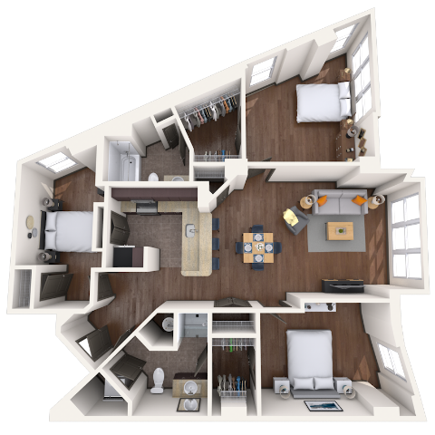 1499 Massachusetts Avenue, NW Studio-3 Beds Apartment for Rent - Photo Gallery 26