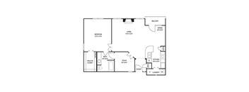 Traditional 1x1 927-997 SF