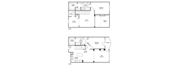 Dual Level 2x2 1626-1700 SF
