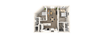 Traditional 2x2 1023 SF