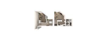 Dual Level 0x1 932 SF