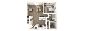 Traditional 1x1.5 972 SF