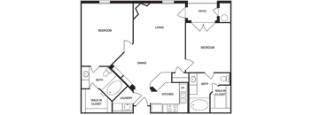 Traditional 2x2 991-1068 SF