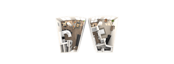 Dual Level 1x1.5 1270-1383 SF
