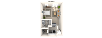 Studio 0x1 498 SF