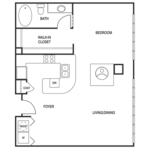 2815 Allen Street #120 Studio-2 Beds Apartment for Rent - Photo Gallery 12