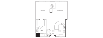 Studio 1x1 814-853 SF