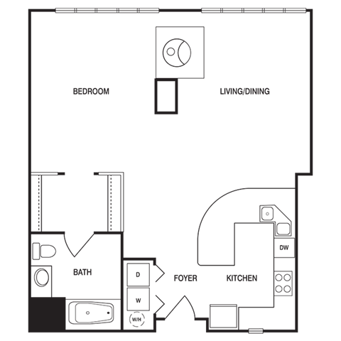 2815 Allen Street #120 Studio-2 Beds Apartment for Rent - Photo Gallery 13