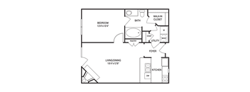 Traditional 1x1 548-695 SF