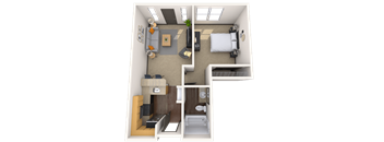 Traditional 1x1 548-932 SF