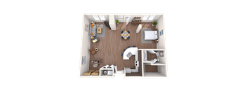 Studio 1x1 1026-1036 SF
