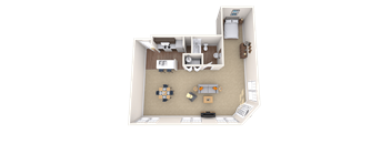 Studio 0x1 950 SF