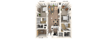 Traditional 2x2 1310-1570 SF