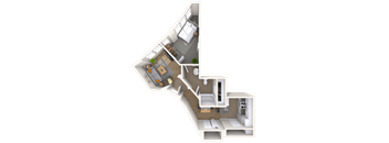 Traditional 1x1 709-720 SF