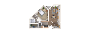 Traditional 1x1 877-957 SF