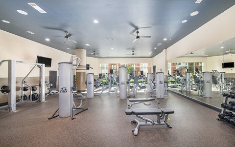 the gym at the preserve at polo woods