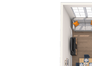 Loft 0x1 834 SF
