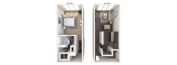 Dual Level 0x1 678 SF