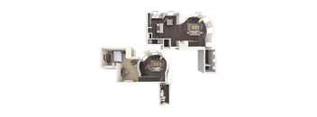 Dual Level 0x1 1017 SF