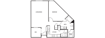 Traditional 1x1 806-840 SF