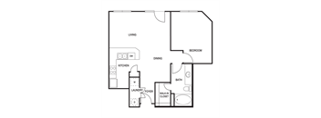 Traditional 1x1 757-968 SF