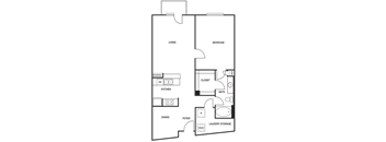 Traditional 1x1 998-1133 SF