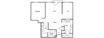 Traditional 1x1 862-1168 SF
