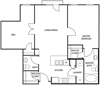 Traditional 1x1.5 856-915 SF