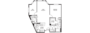Traditional 1x1.5 927-1020 SF