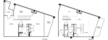 Penthouse 1x2 1663 SF