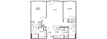 Traditional 2x2 849-1584 SF