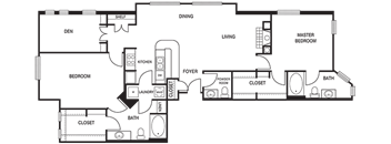 Traditional 2x2.5 1427 SF