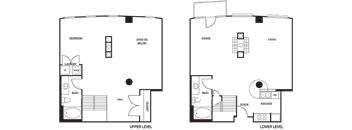 Loft 1x1 1331-1416 SF