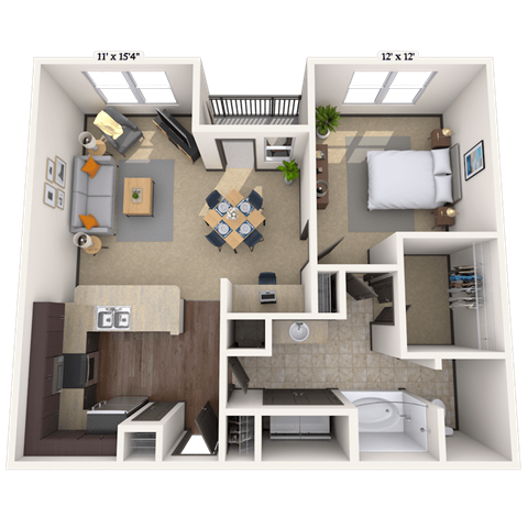 7555 Warren Parkway Studio-3 Beds Apartment for Rent - Photo Gallery 42