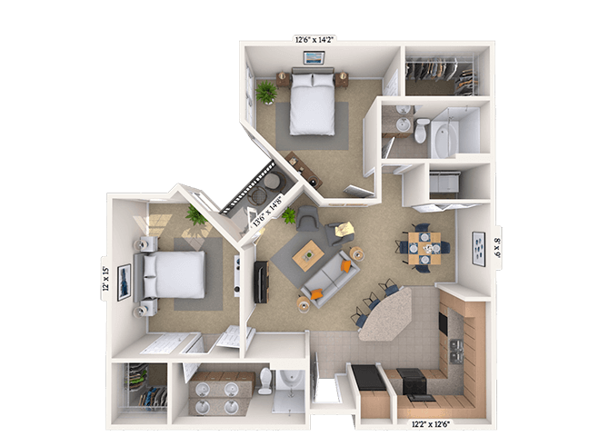 7555 Warren Parkway Studio-3 Beds Apartment for Rent - Photo Gallery 33