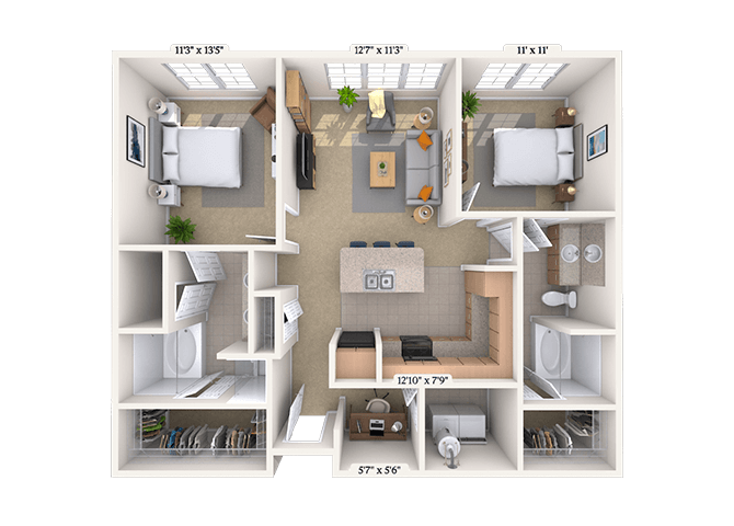 7555 Warren Parkway Studio-3 Beds Apartment for Rent - Photo Gallery 32