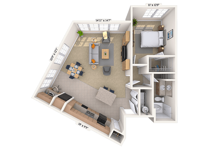 7555 Warren Parkway Studio-3 Beds Apartment for Rent - Photo Gallery 30