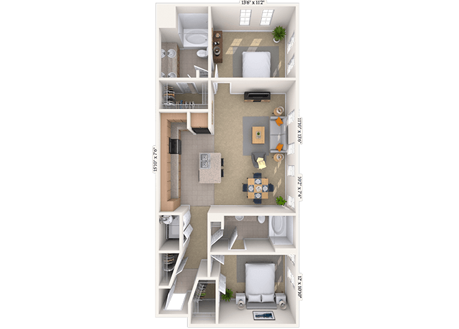 7555 Warren Parkway Studio-3 Beds Apartment for Rent - Photo Gallery 34