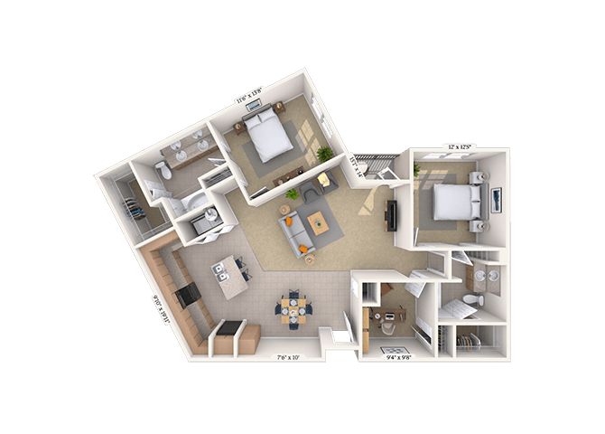 7555 Warren Parkway Studio-3 Beds Apartment for Rent - Photo Gallery 35