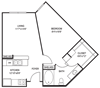 Traditional 1x1 624-659 SF