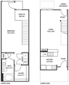 Traditional 1x1 837-1175 SF