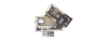 Traditional 1x1 792-947 SF