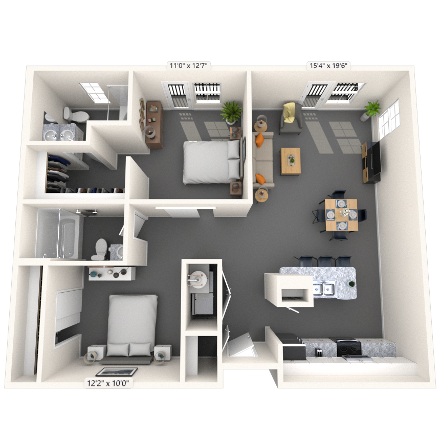 Traditional 2x2 1015-1082 SF