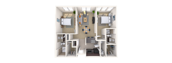 Traditional 2x2 1008-1142 SF