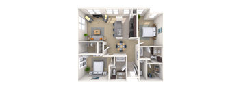 Traditional 2x2 1115-1136 SF